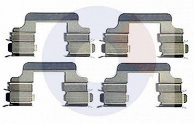 CARRAB BRAKE PARTS 2417 -  Комплектующие, колодки дискового тормоза